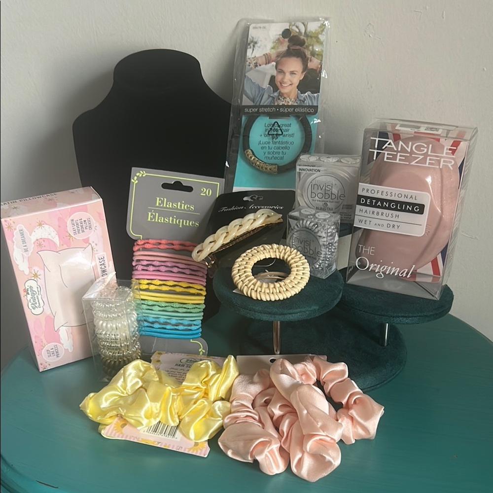 New Assorted Everything Hair 43 Piece Bundle Set